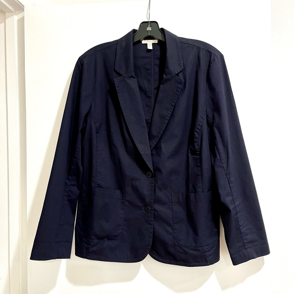 Eileen Fisher organic cotton jacket M